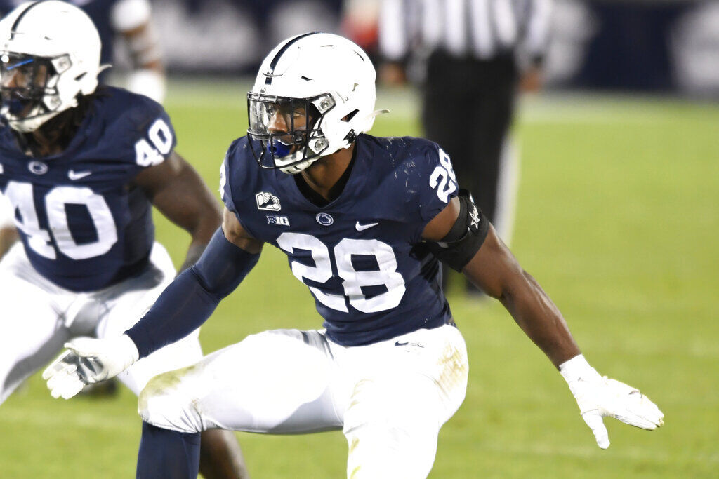 25. Jacksonville from L.A. Rams (10-6) — Jayson Oweh, Edge, Penn St., So.